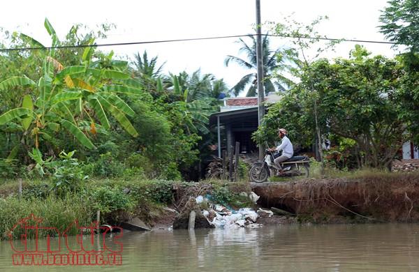 Sạt lở kênh Chợ Gạo: Dân ‘nơm nớp’ lo nhà cửa cuốn trôi theo hà bá ảnh 9